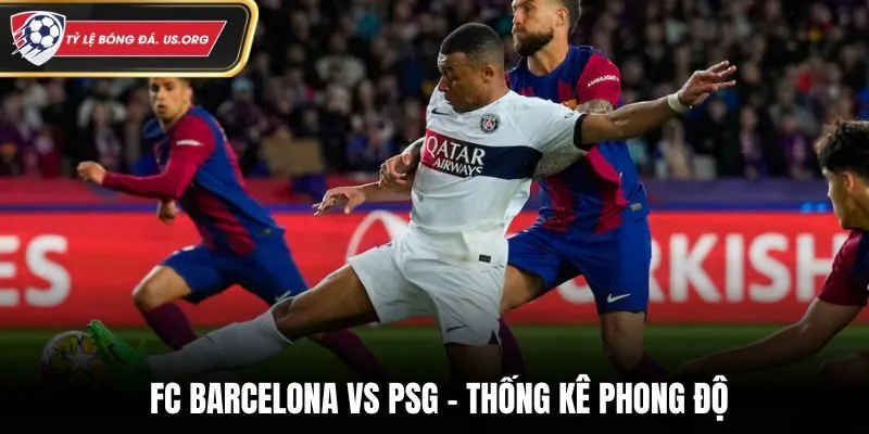 Soi kèo FC Barcelona vs PSG - thống kê phong độ trước trận